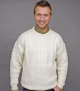 Traditional Aran Sweater | Mens Sweater Made in Ireland