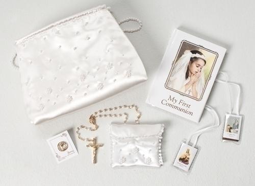 First Communion gift set for girls decade picture in English | online sales  on HOLYART.com
